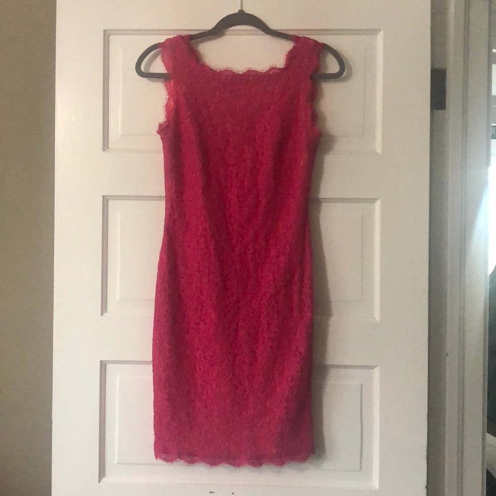 Adrianna Papell Lace Sheath Dress